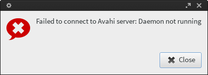 VNC Viewer error