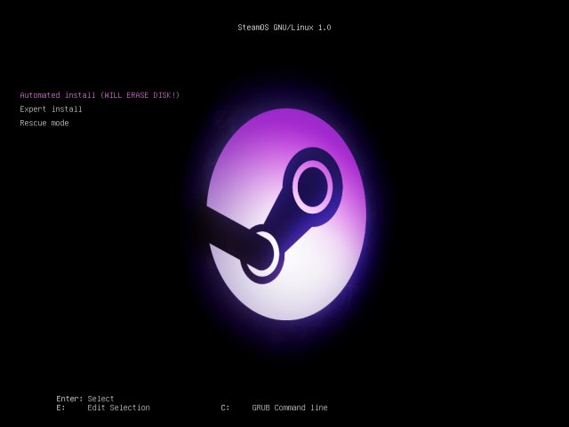 Boot menu