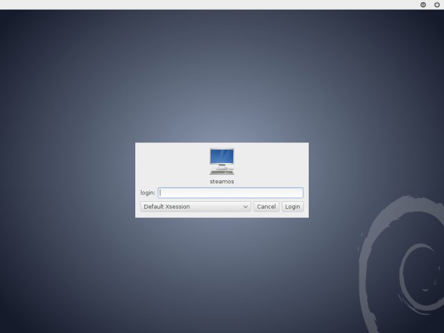 Login window