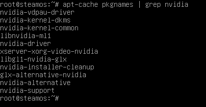 List packages