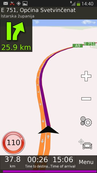 Be-On-Road new interface, navigation