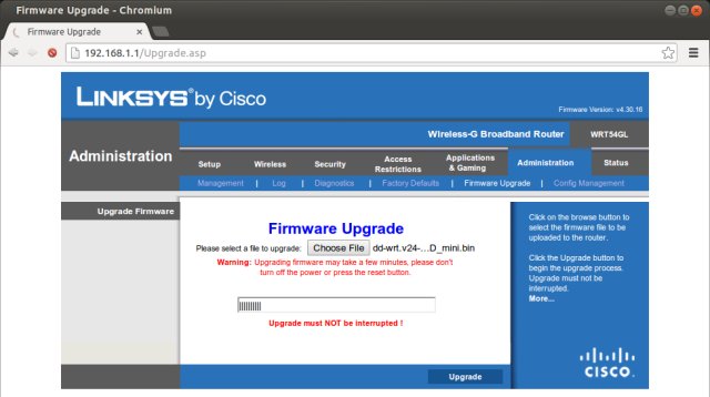 Upgrading