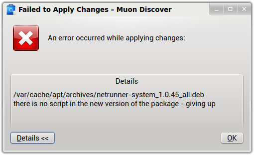 Muon error