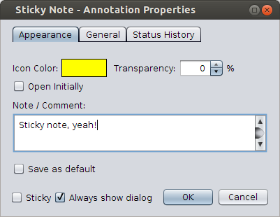 Sticky notes