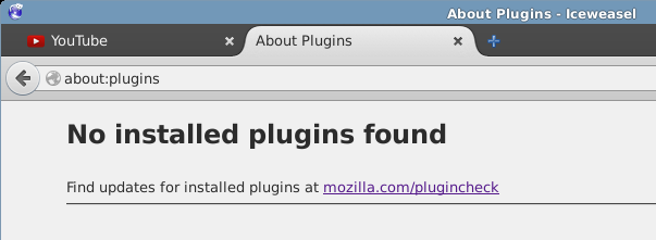 No plugin found