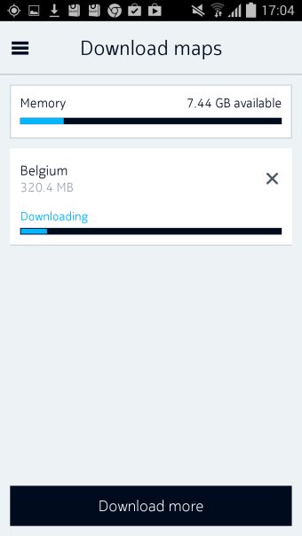 Downloading maps, more