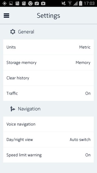 More settings