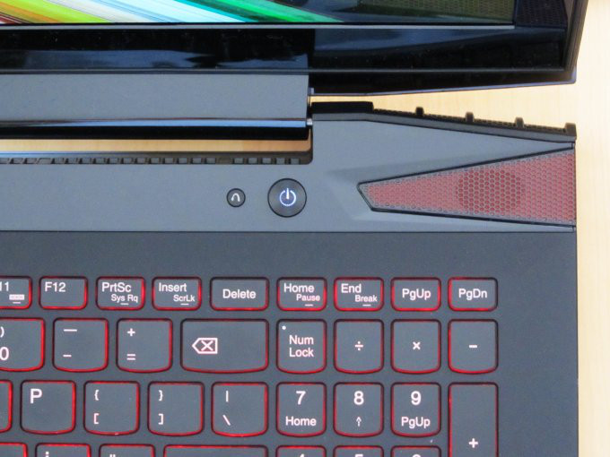 Speakers, numpad, buttons