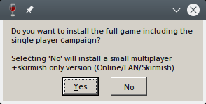 Install prompt