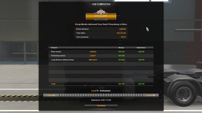 Journey completed