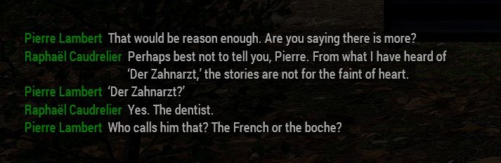 NPC chatter