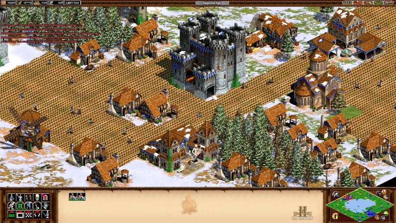 Snowy village