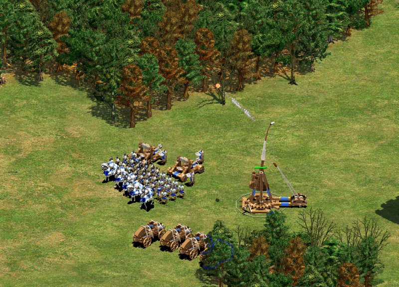 Trebuchet firing