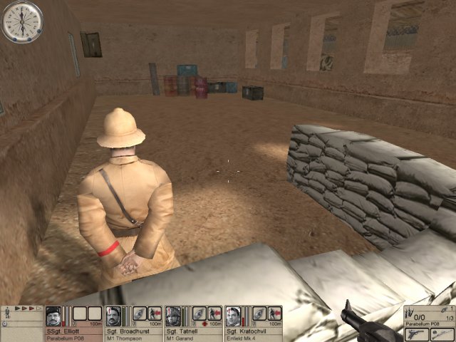 Enemy soldier captured