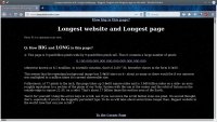 Longest Website