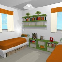 Children bedroom design Child's Play bedroom design icon