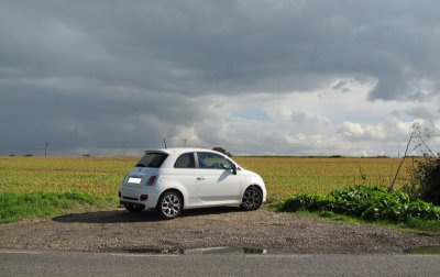 Dramatic side view, more