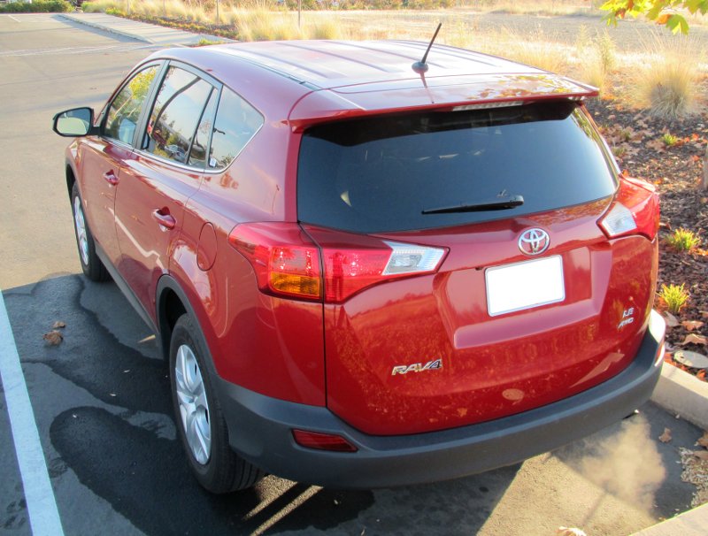 Back side slanted view