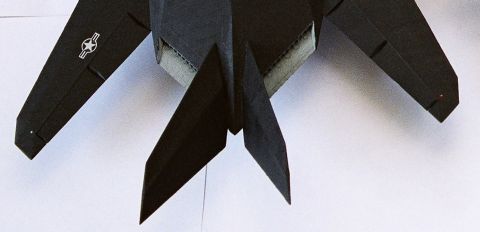 F-117 tail & strobe lights